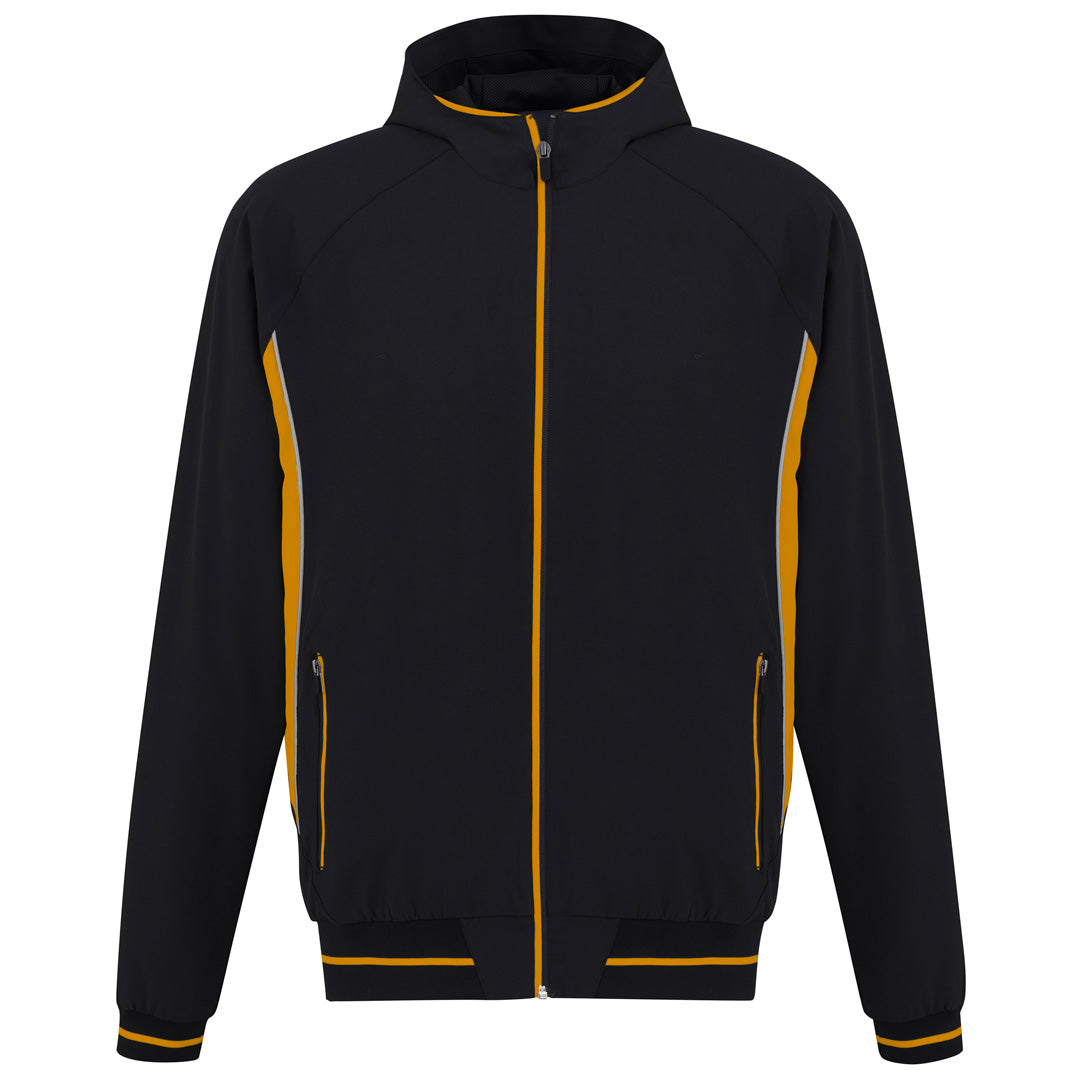 House of Uniforms The Titan Team Jacket | Mens Biz Collection Black/Gold