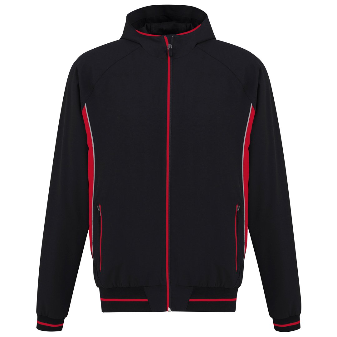 House of Uniforms The Titan Team Jacket | Mens Biz Collection Black/Red