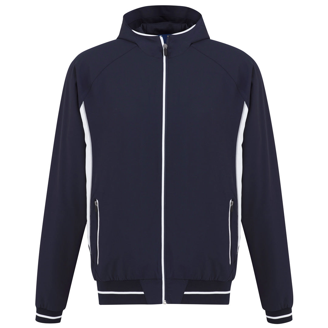 House of Uniforms The Titan Team Jacket | Mens Biz Collection Navy/White
