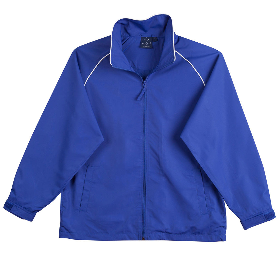 House of Uniforms The Champion Jacket | Adults Winning Spirit Royal/White