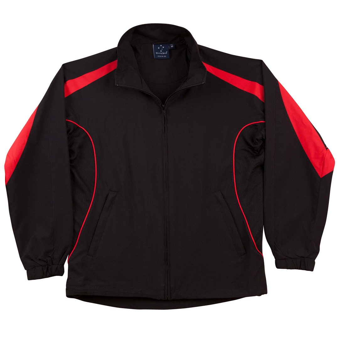 House of Uniforms The Legend Jacket | Adults Winning Spirit Black/Red