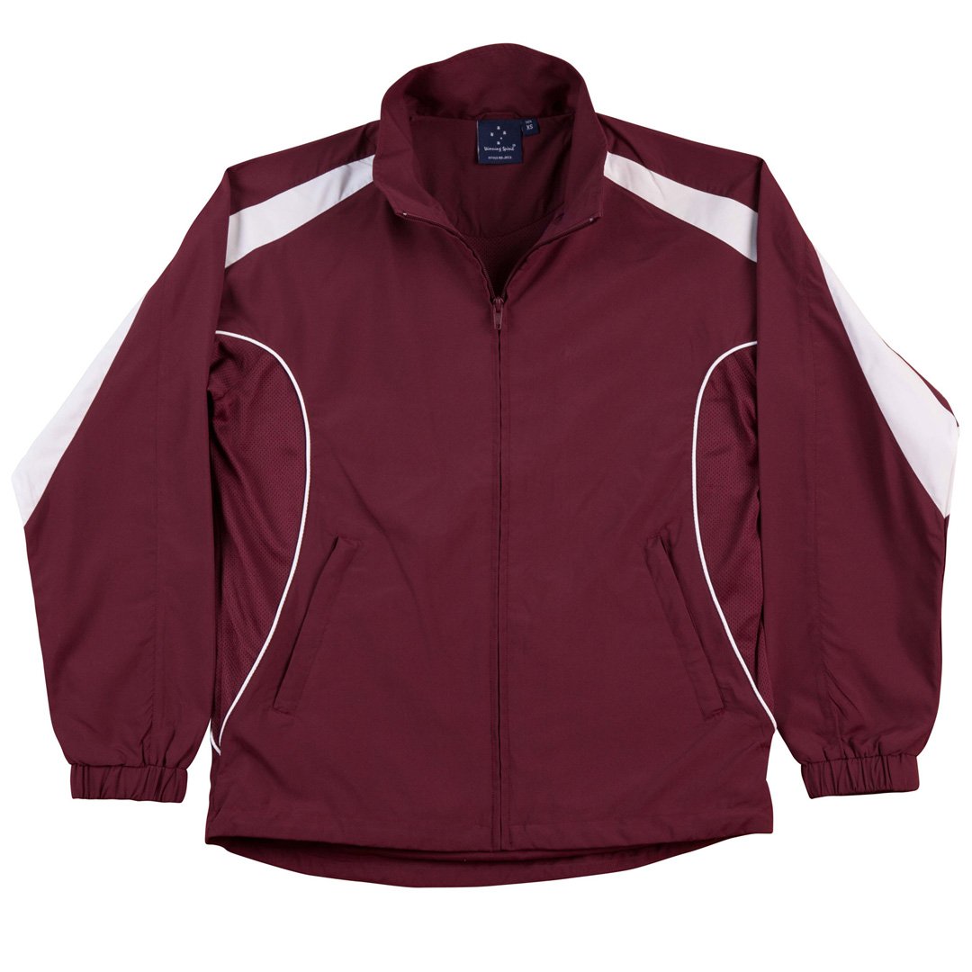 House of Uniforms The Legend Jacket | Adults Winning Spirit Maroon/White
