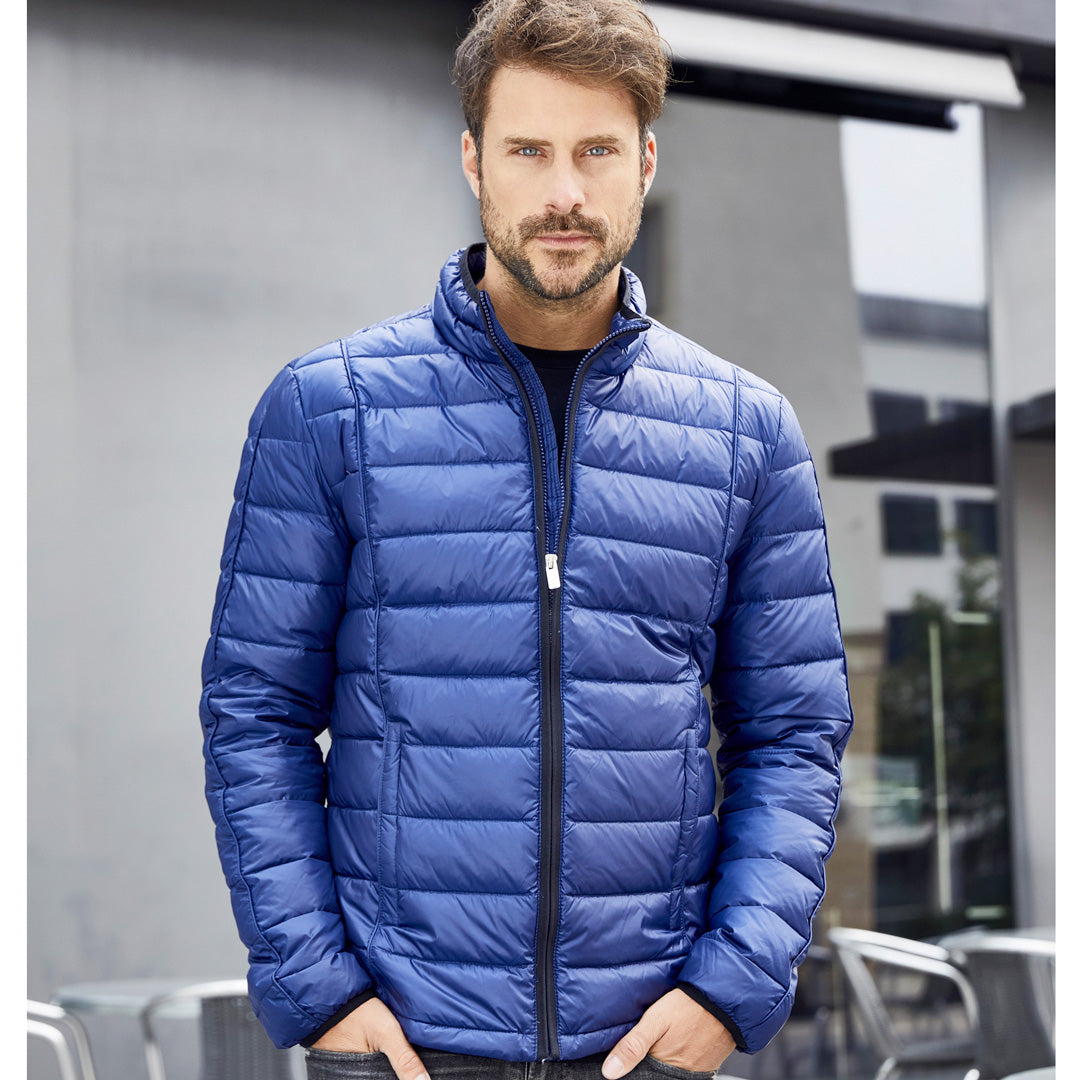 House of Uniforms The Quilted Down Jacket | Mens James & Nicholson 
