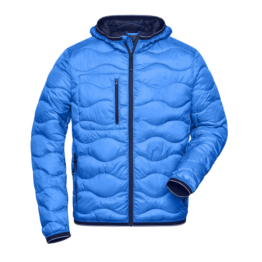 House of Uniforms The DuPont Padded Jacket | Mens James & Nicholson Blue/Navy