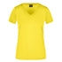House of Uniforms The V Neck Active Tee | Ladies James & Nicholson Yellow
