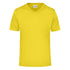 House of Uniforms The V Neck Active Tee | Mens James & Nicholson Yellow