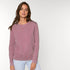 House of Uniforms The Joiner Vintage Crew Neck Jumper | Unisex Stanley Stella Aged Mauve