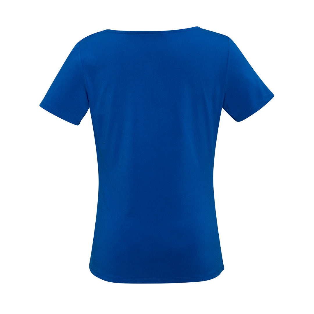 House of Uniforms The Ava Drape Knit Top | Ladies Biz Collection