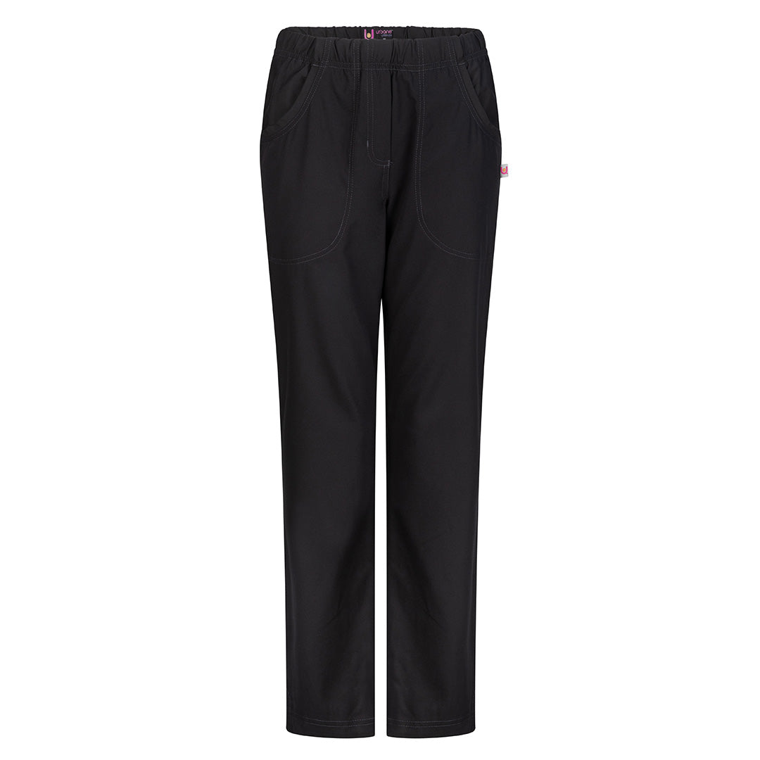 House of Uniforms The McKenna Straight Leg Scrub Pant | Ladies LSJ Collection Black