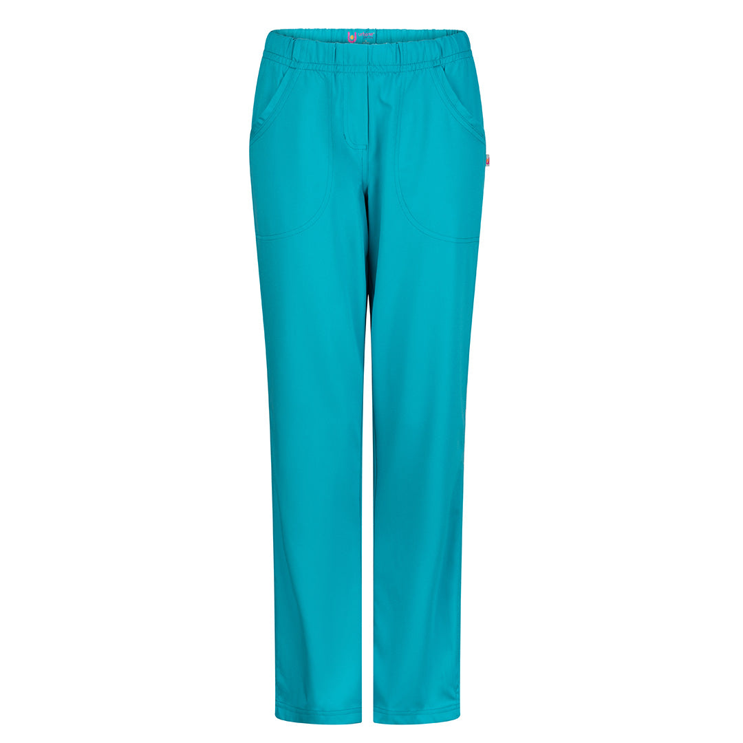 House of Uniforms The McKenna Straight Leg Scrub Pant | Ladies LSJ Collection Teal