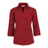House of Uniforms The Metro Shirt | Ladies | 3/4 Sleeve Biz Collection Cherry