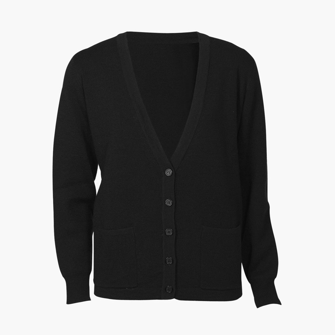House of Uniforms The Woolmix Cardigan | Ladies Biz Collection Black