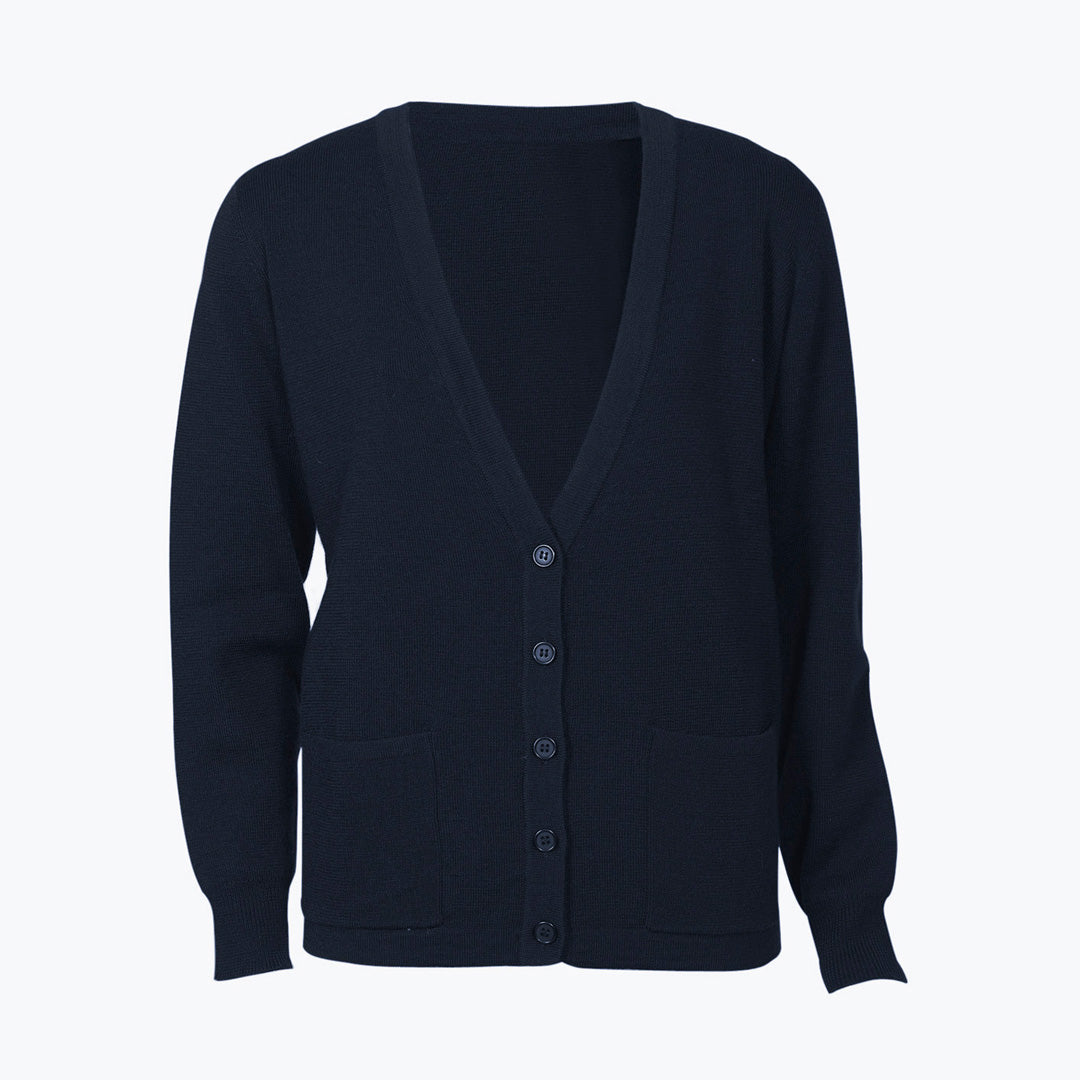 House of Uniforms The Woolmix Cardigan | Ladies Biz Collection Navy