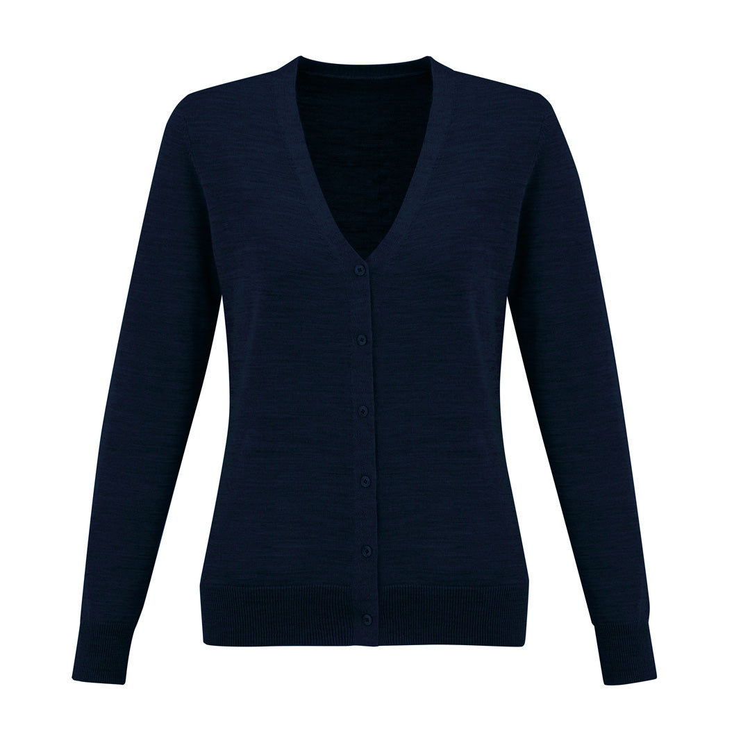 House of Uniforms The Roma Knit | Ladies | Cardigan Biz Collection Navy