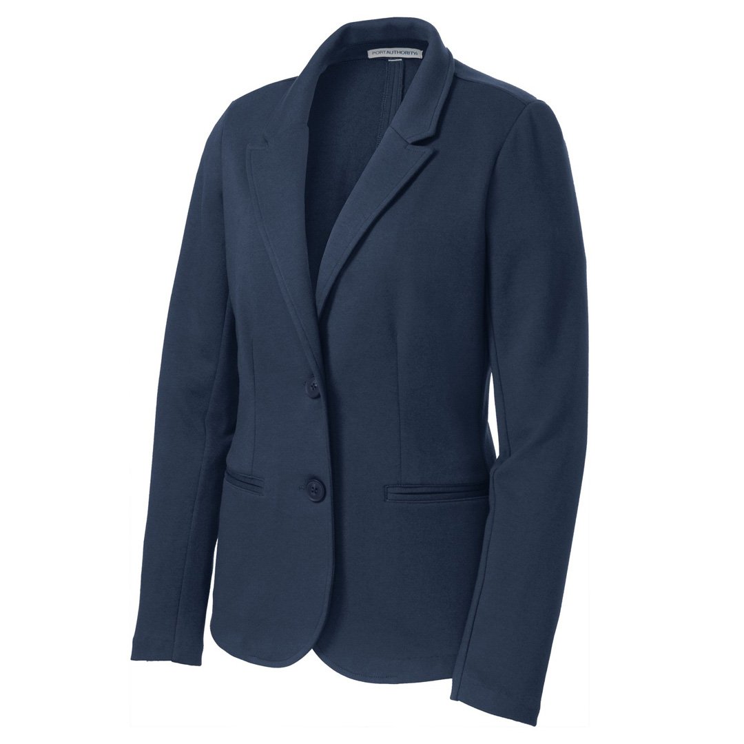 House of Uniforms The Knit Blazer | Ladies Port Authority Navy