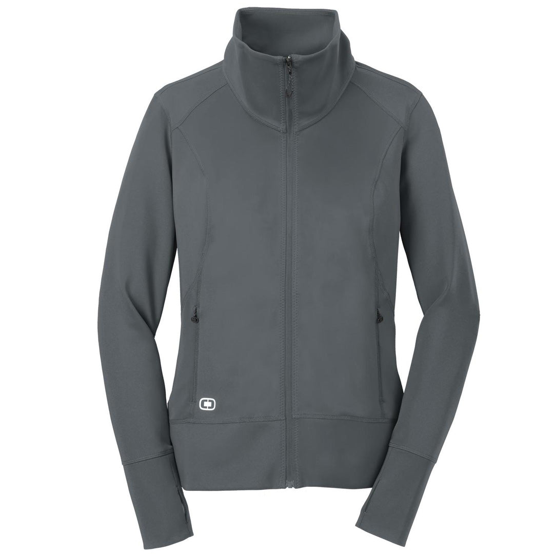 House of Uniforms The Endurance Fulcrum Zip Top | Ladies Ogio Endurance Grey