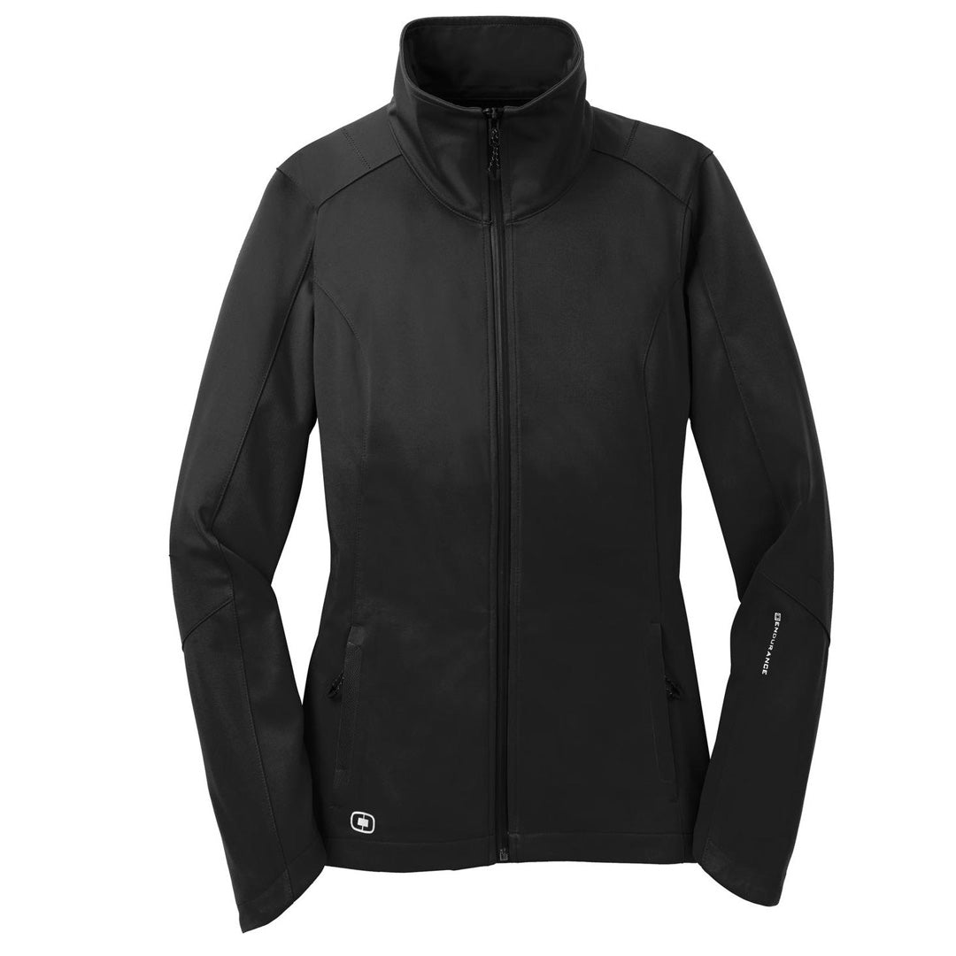 House of Uniforms The Crux Softshell Jacket | Ladies Ogio Endurance Black