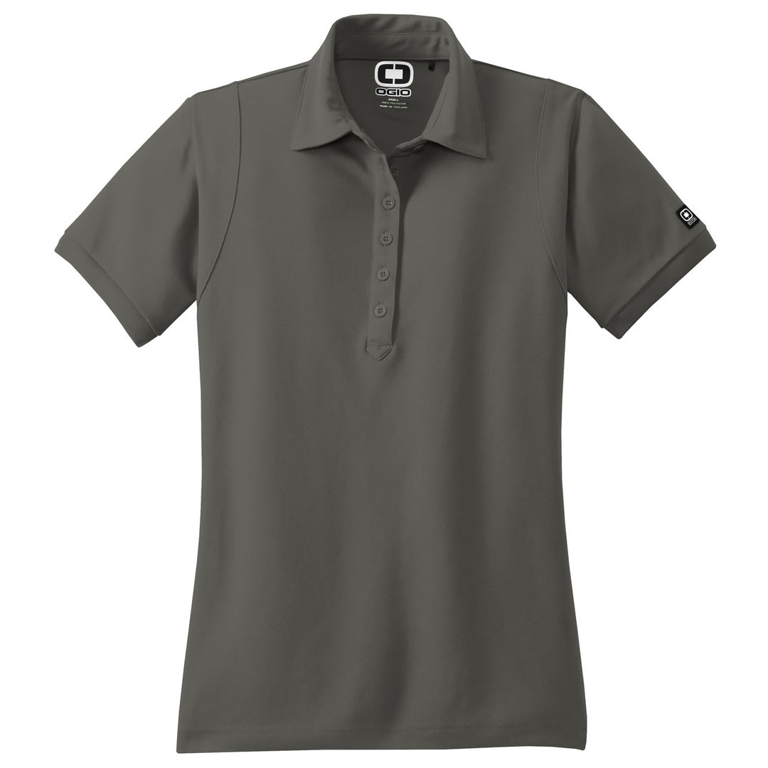 House of Uniforms The Jewel Polo | Ladies Ogio Grey