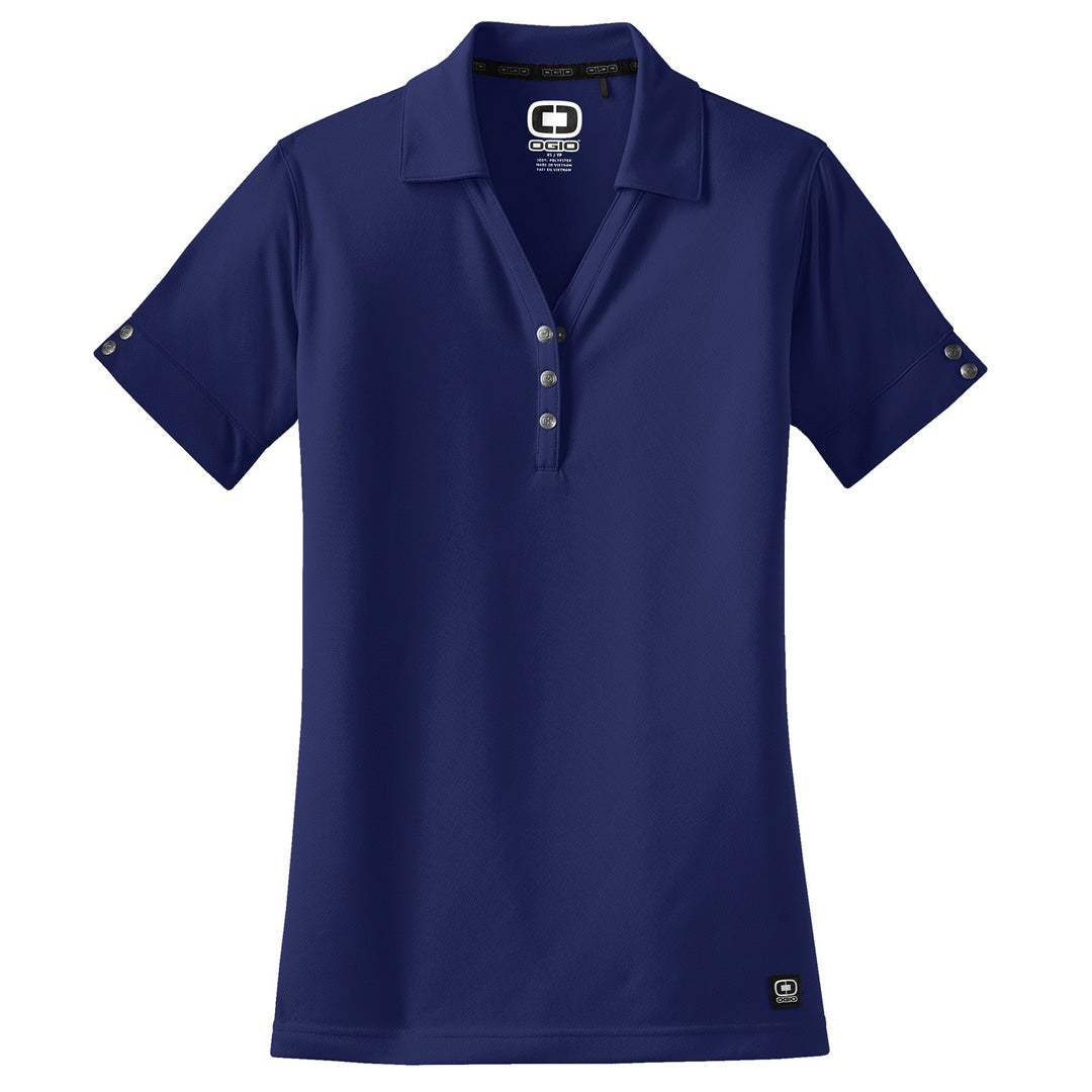 House of Uniforms The Glam Polo | Ladies Ogio Navy
