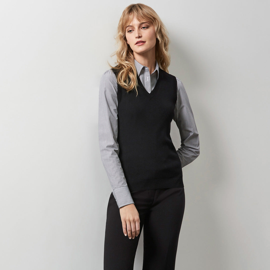 House of Uniforms The Acrylic Knit Vest | Ladies Biz Collection