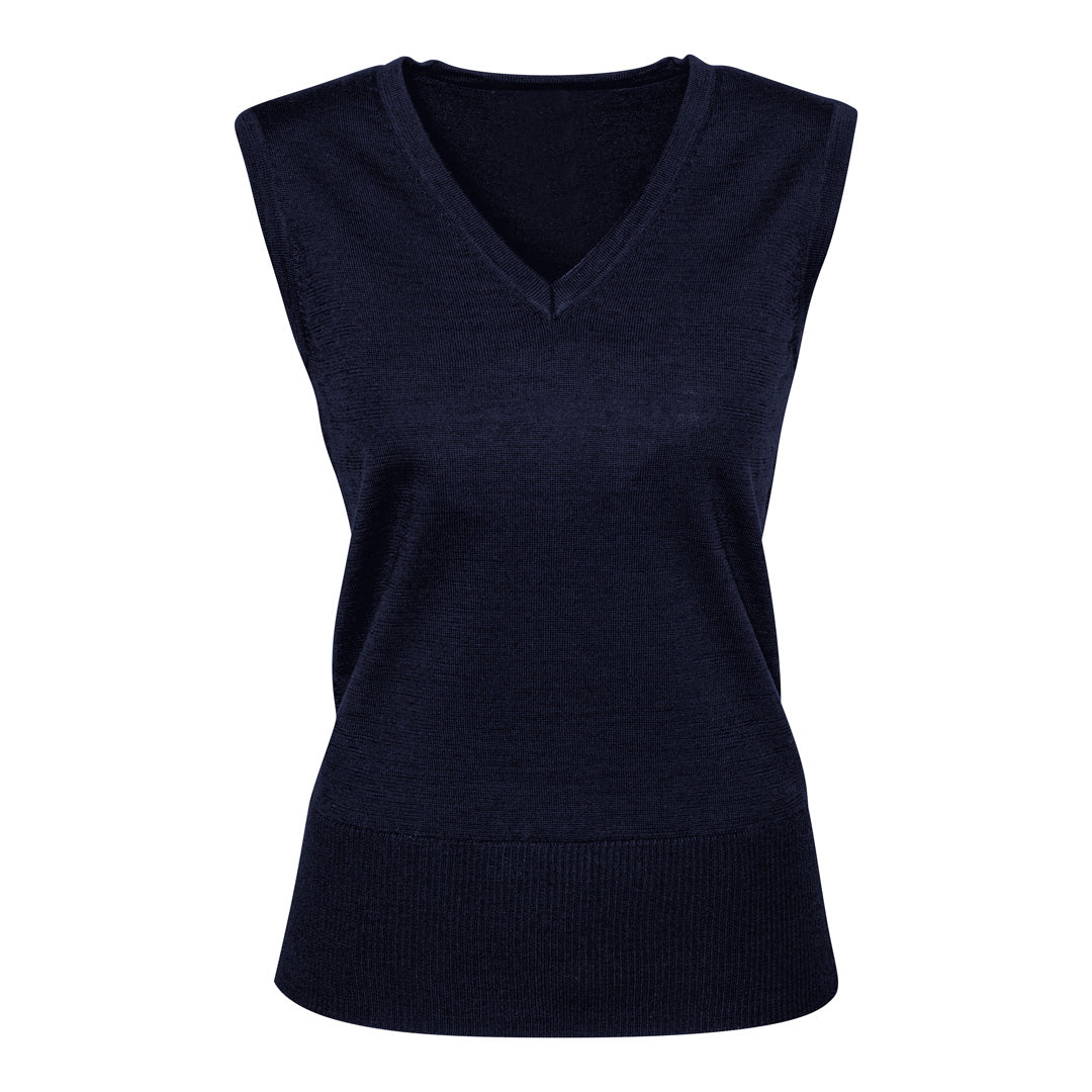House of Uniforms The Milano Knit | Ladies | Vest Biz Collection Navy