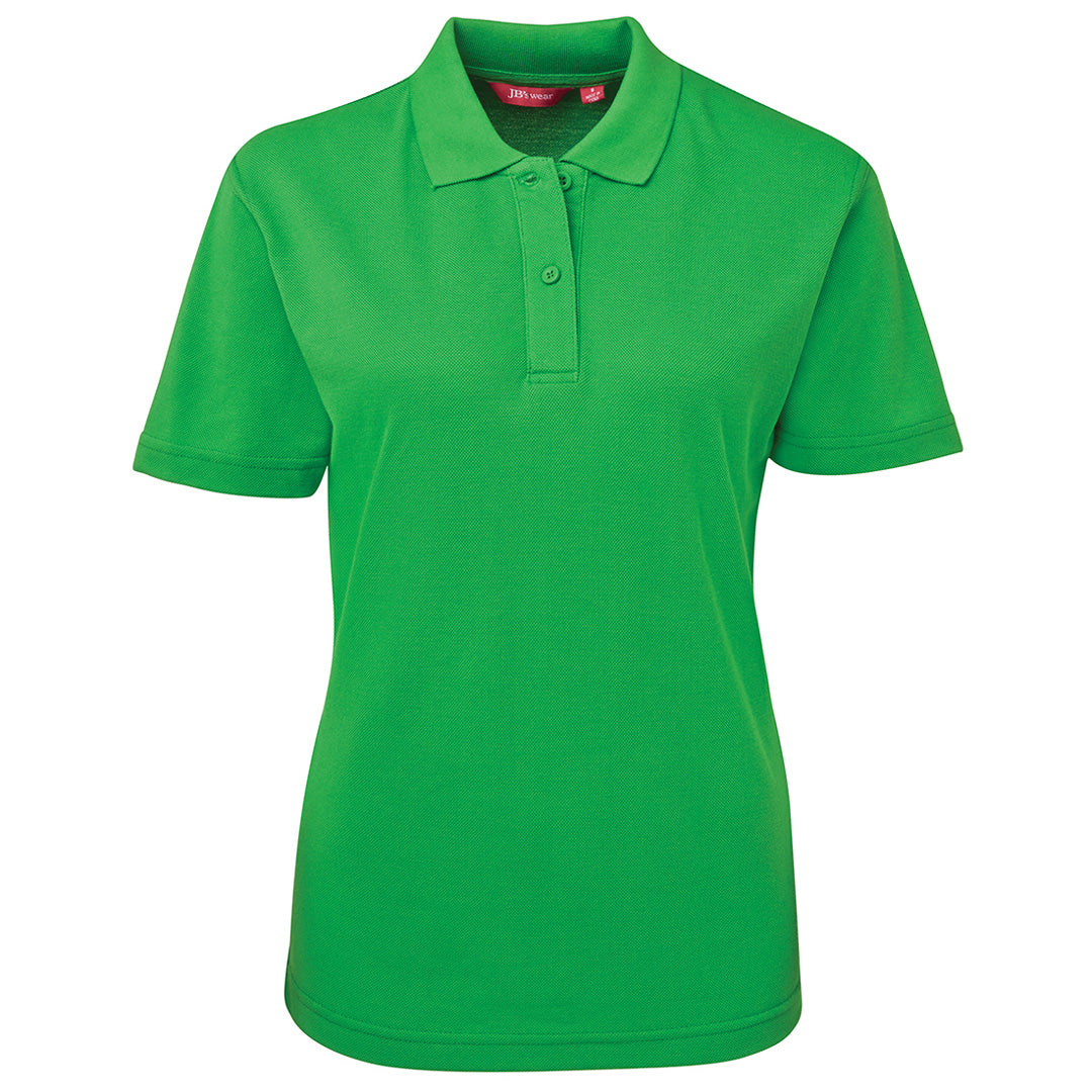 House of Uniforms The Pique Polo | Ladies | Short Sleeve | Bright Colours Jbs Wear Pea Green