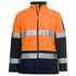 House of Uniforms The Hi Vis Soft Shell Jacket | Day Night | Adults Jbs Wear Orange/Navy