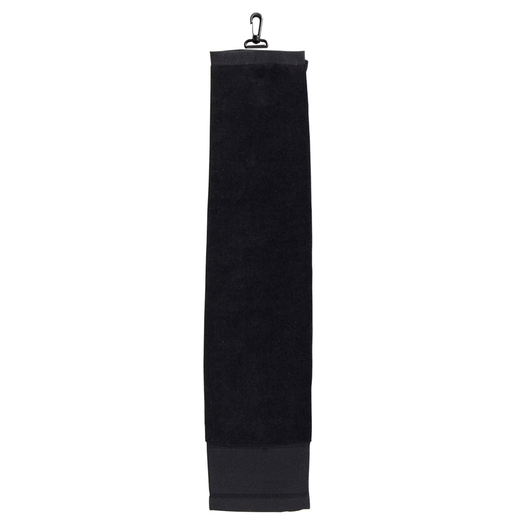 House of Uniforms The Golf Towel Legend Black