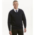 House of Uniforms The Wool V Neck Jumper | Mens MTF Navy