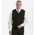 House of Uniforms The Wool V Neck Vest | Mens MTF Black