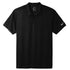 House of Uniforms The Dry Essential Solid Polo | Short Sleeve | Mens Nike Black