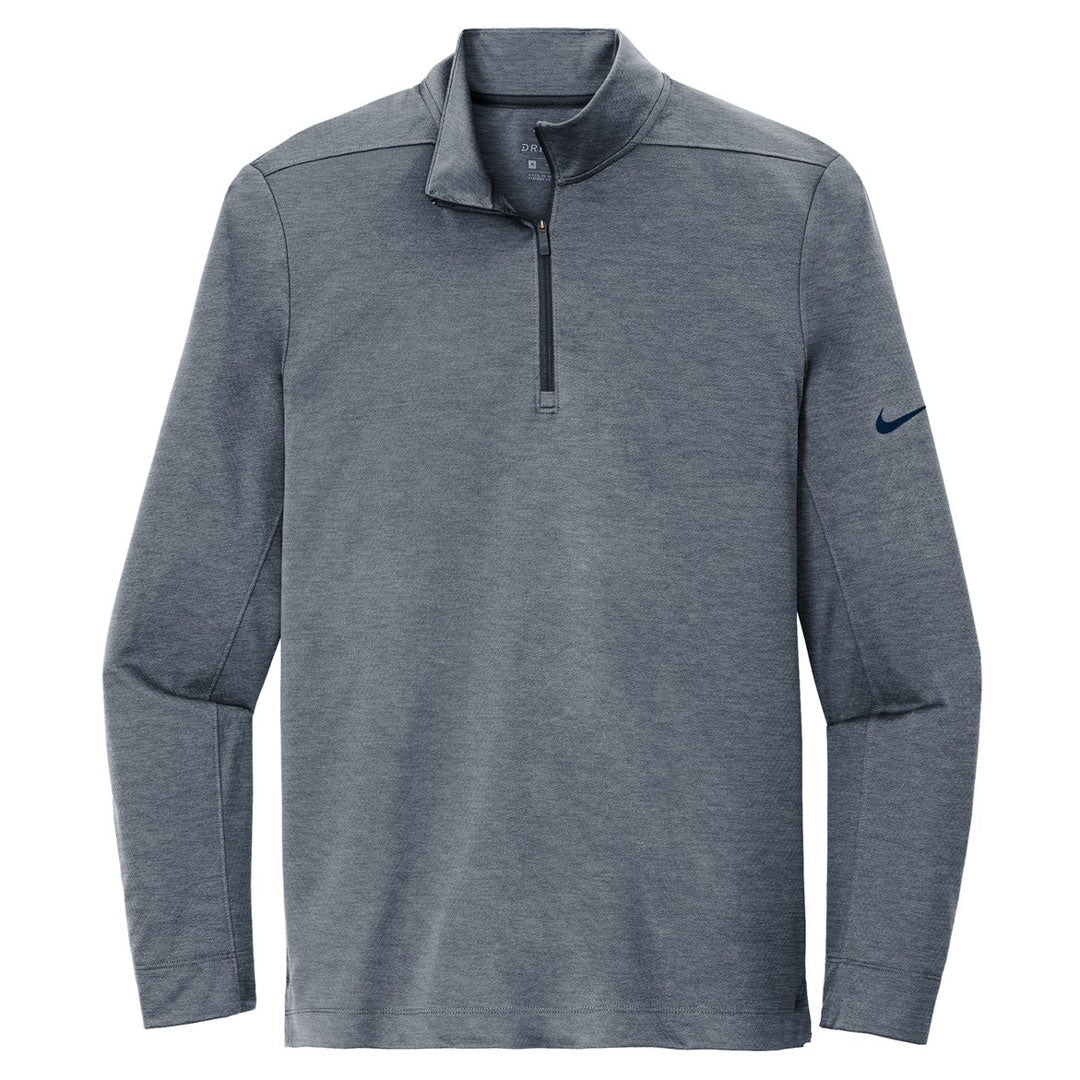 House of Uniforms The Dry Half Zip Cover Up | Mens Nike Navy Marle