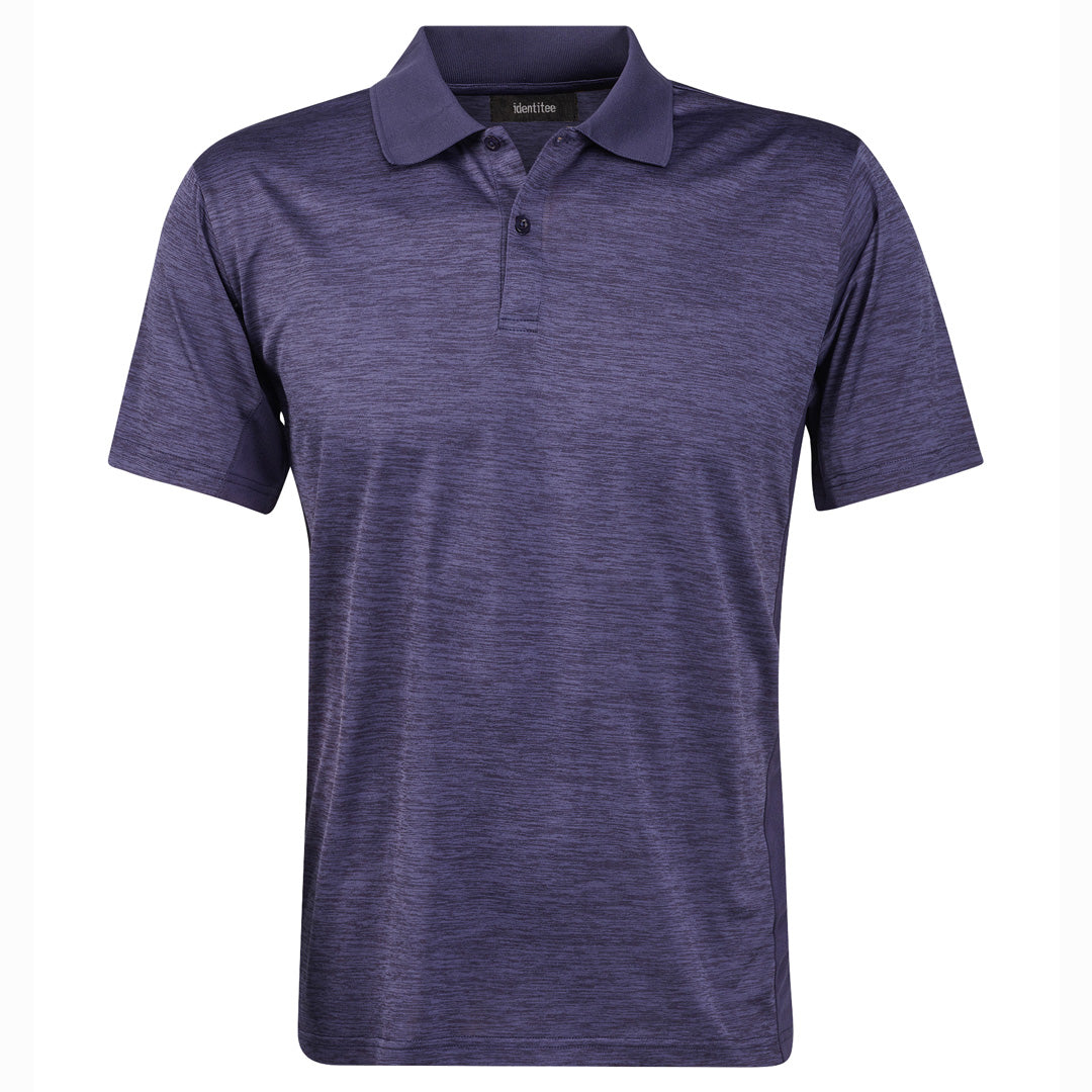 House of Uniforms The Bailey Polo | Mens Identitee Navy Marle