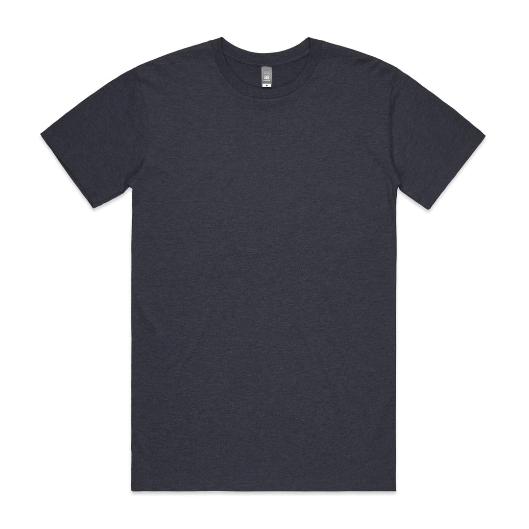 House of Uniforms The Staple Marle Tee | Mens | Short Sleeve AS Colour Navy Marle