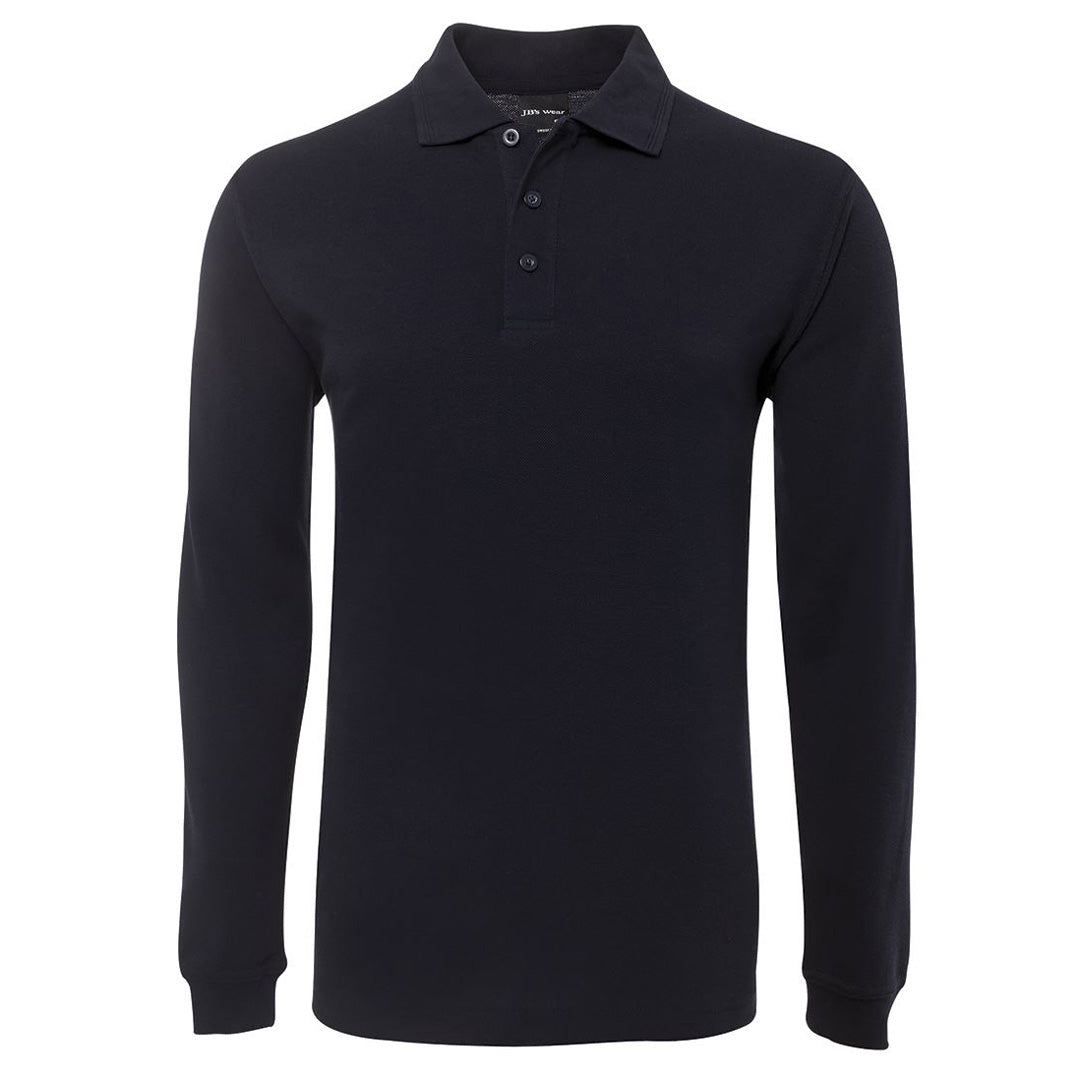 House of Uniforms The Pique Polo | Mens | Long Sleeve Jbs Wear Navy