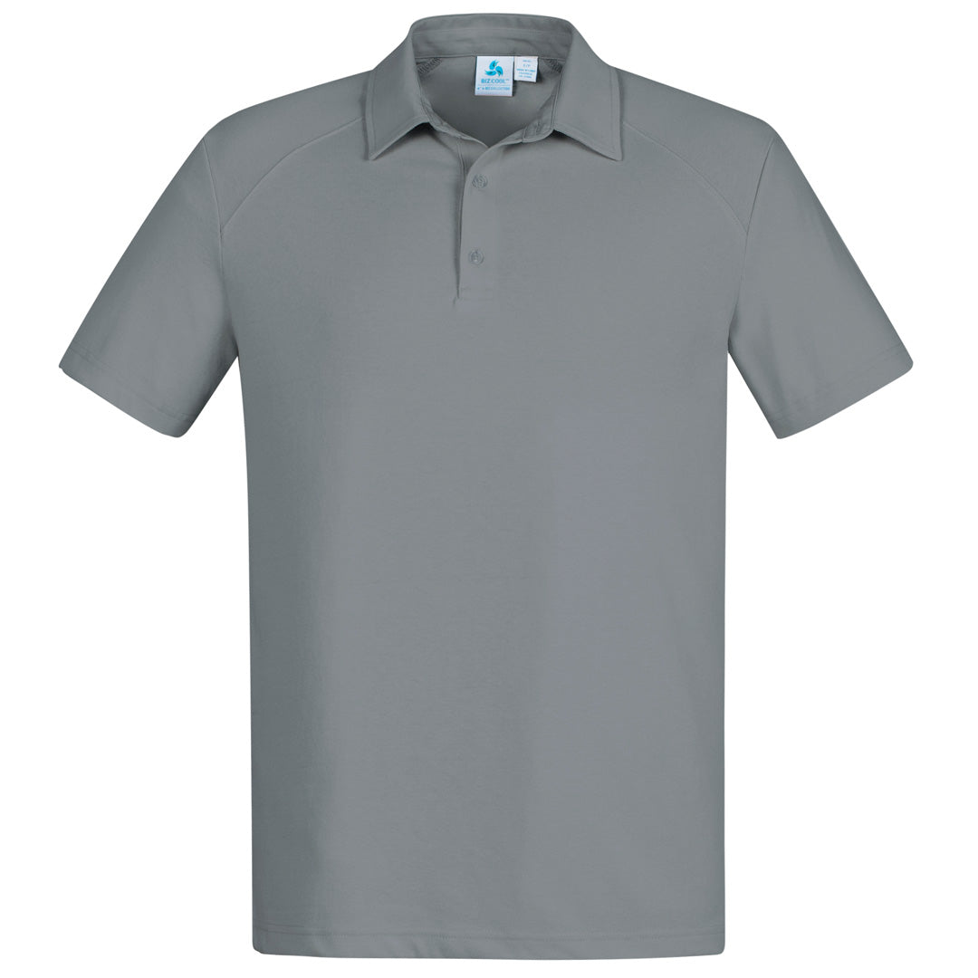 House of Uniforms The Byron Polo | Mens | Short Sleeve Biz Collection Silver