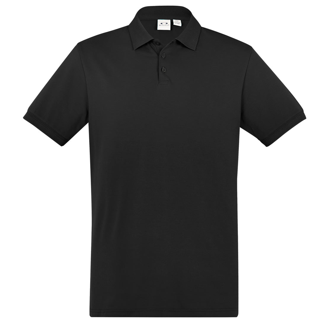 House of Uniforms The City Polo | Mens | Short Sleeve Biz Collection Black