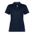 House of Uniforms The Balance Polo | Plus | Ladies | Short Sleeve Biz Collection Navy/Sky