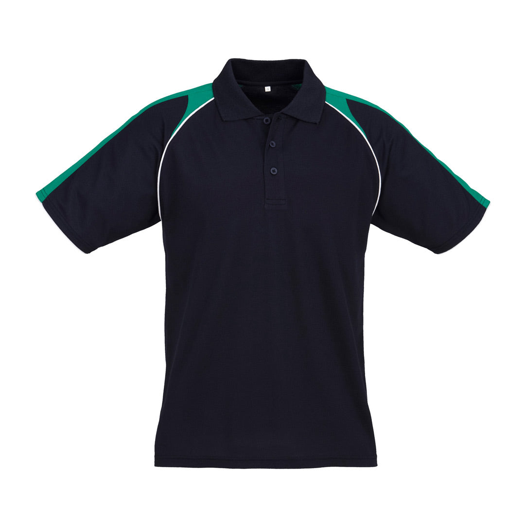 House of Uniforms The Triton Polo | Mens | Short Sleeve Biz Collection Navy/Kelly Green