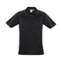 House of Uniforms The Blade Polo | Mens | Short Sleeve Biz Collection Black/Silver
