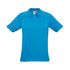 House of Uniforms The Blade Polo | Mens | Short Sleeve Biz Collection Cyan/Silver