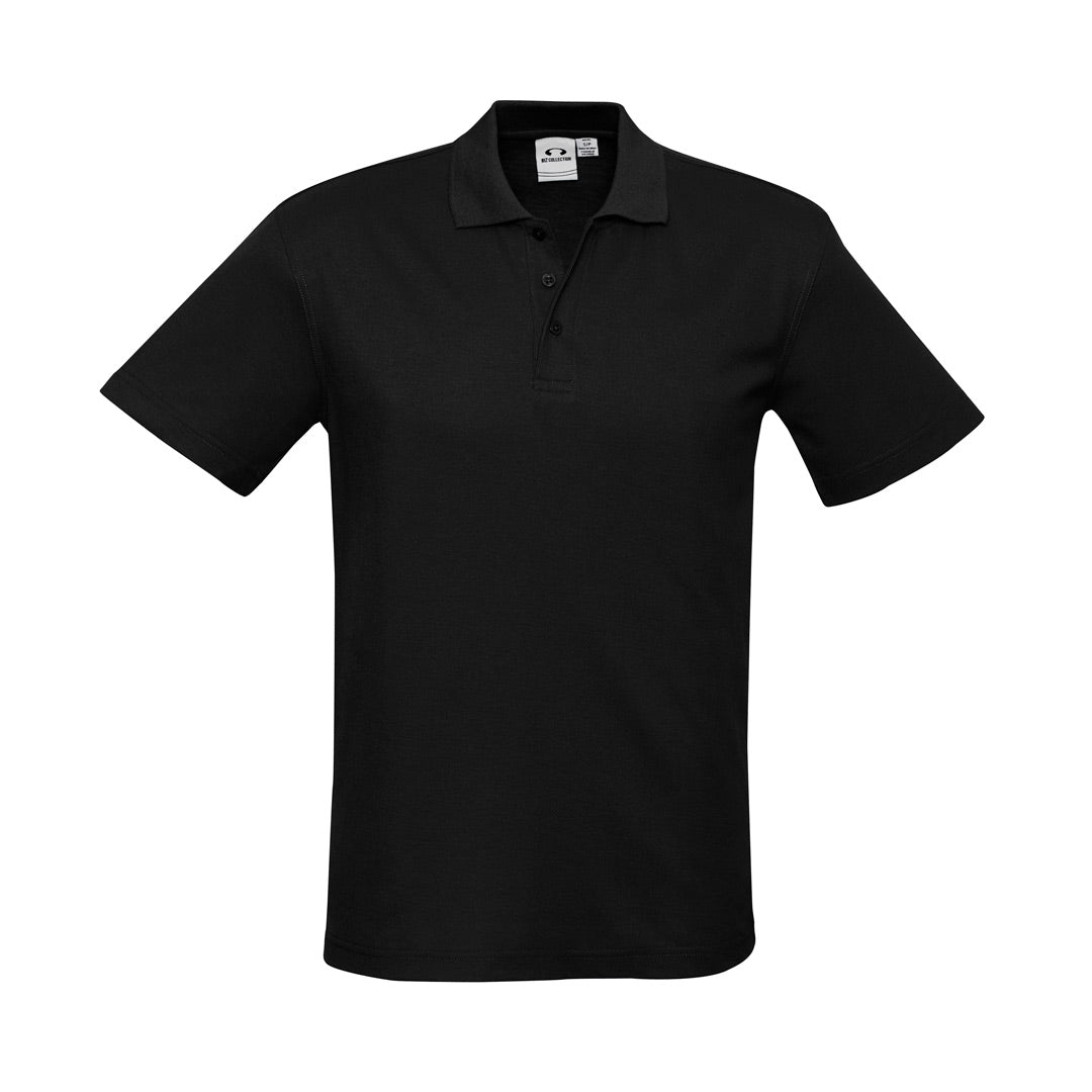 House of Uniforms The Crew Polo | Mens | Short Sleeve Biz Collection Black