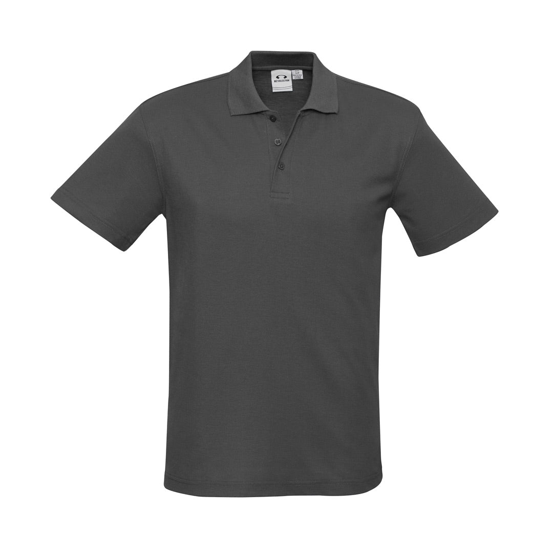 House of Uniforms The Crew Polo | Mens | Short Sleeve Biz Collection Charcoal