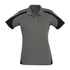 House of Uniforms The Talon Polo | Ladies | Short Sleeve Biz Collection Ash/Black