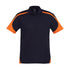 House of Uniforms The Talon Polo | Mens | Short Sleeve Biz Collection Navy/Orange