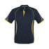 House of Uniforms The Razor Polo | Kids | Short Sleeve Biz Collection Navy/Gold