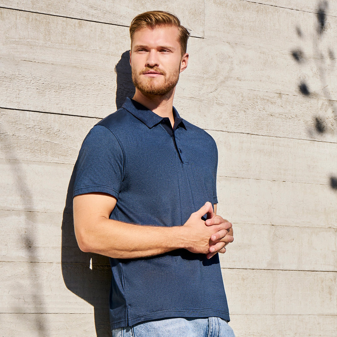 House of Uniforms The Shadow Polo | Mens | Short Sleeve Biz Collection