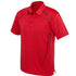 House of Uniforms The Cyber Polo | Mens | Short Sleeve Biz Collection Red/Silver