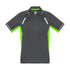 House of Uniforms The Renegade Polo | Kids | Short Sleeve Biz Collection Grey/Lime/Silver