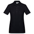House of Uniforms The Aero Polo | Ladies | Short Sleeve Biz Collection Black